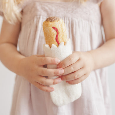 Sausage roll in bag