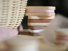 Load image into Gallery viewer, Seconds handmade Wooden cookie set (handmade and painted)