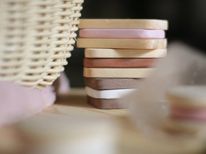 Seconds handmade Wooden cookie set (handmade and painted)