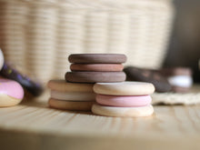 Load image into Gallery viewer, Seconds handmade Wooden cookie set (handmade and painted)