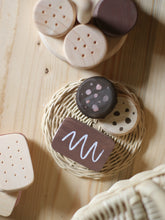 Load image into Gallery viewer, Seconds handmade Wooden cookie set (handmade and painted)