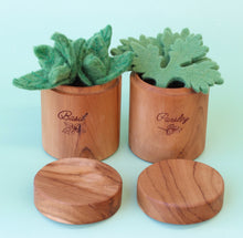 Load image into Gallery viewer, Juni Moon Heirloom Herb pots - kitchen play