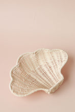 Load image into Gallery viewer, ON SALE Rattan Clam tray