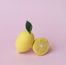 Load image into Gallery viewer, Felt lemon 🍋 set of two