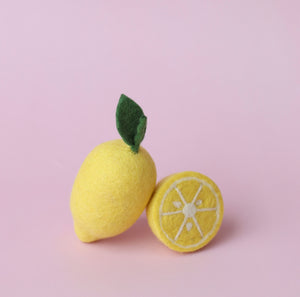 Felt lemon 🍋 set of two