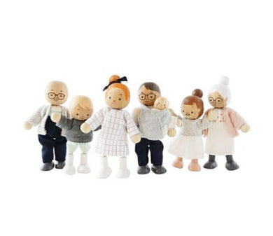 Doll family - 6 members