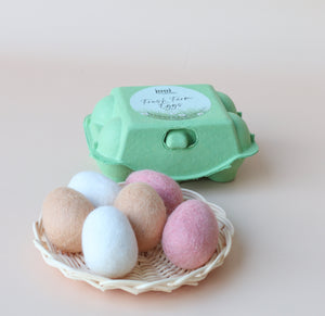 Felt eggs - 6 pce