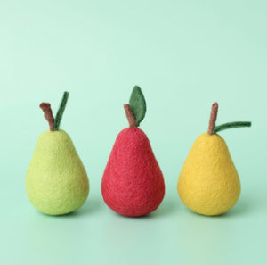 Pear trio - set of 3