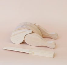 Load image into Gallery viewer, Juni Moon pull apart Wooden cutting chicken with knife and tray 🍗