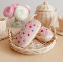 Load image into Gallery viewer, Pink Sprinkle Eclairs - 2 pce