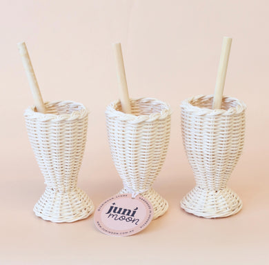 Open ended Rattan Milkshake - 1 or 3 pce