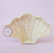 Load image into Gallery viewer, ON SALE Rattan Clam tray