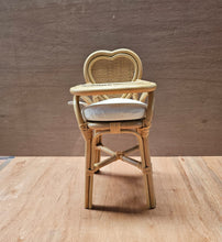 Load image into Gallery viewer, PRE-ORDER MARCH-APRIL 2025 Heart strings - Rattan doll high chair