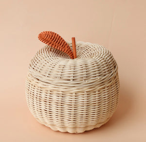 Rattan Apple Basket