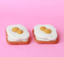 Load image into Gallery viewer, Lucky yolk eggs on toast - single or double slice