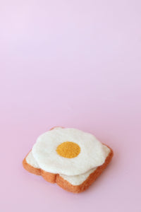 Eggs on toast - single or double slice