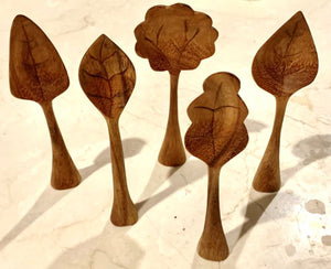 Tree spoons - potions and mud kitchen play