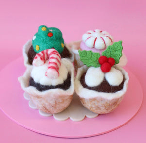 Merry Christmas muffins - muffins and trays