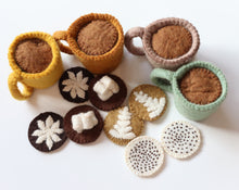 Load image into Gallery viewer, Papoose Felt hot drinks set - 16 pce