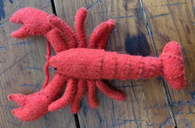 Load image into Gallery viewer, Single Felt Lobster 20cm