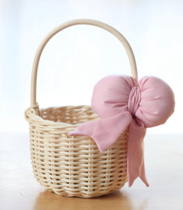 Small Millie basket - 7 bow colour choices