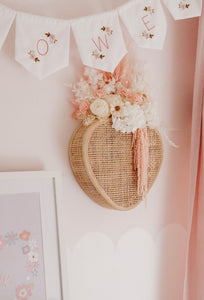 Be Mine’ Rattan Heart wall basket