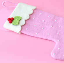 Load image into Gallery viewer, Deluxe Large Natural Felt Christmas Stockings - 6 colours