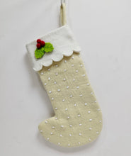 Load image into Gallery viewer, Deluxe Large Natural Felt Christmas Stockings - 6 colours