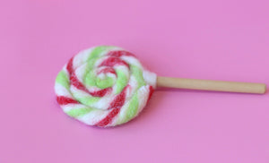 Christmas Felt Lollipops