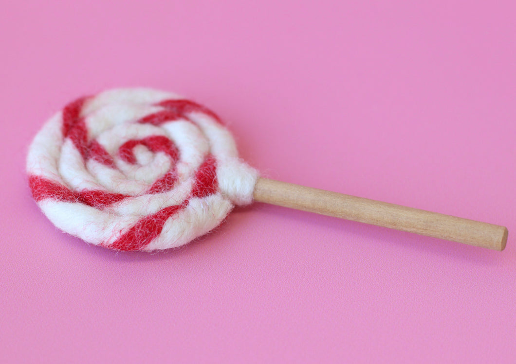 Christmas Felt Lollipops