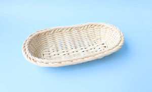 Rattan long willow tray