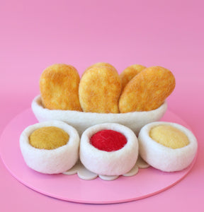 Nuggets in bowl - 7 pce set