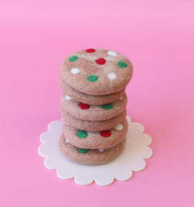 Festive Dotty cookies - 6 pce