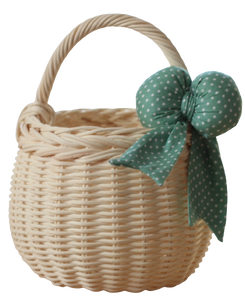 Grace bow basket - 7 bow colour choices