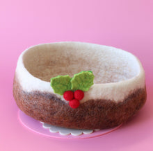 Load image into Gallery viewer, Plum pudding Large felt Storage basket ) (basket only)