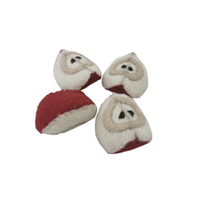 Papoose Felt Apples - set of four